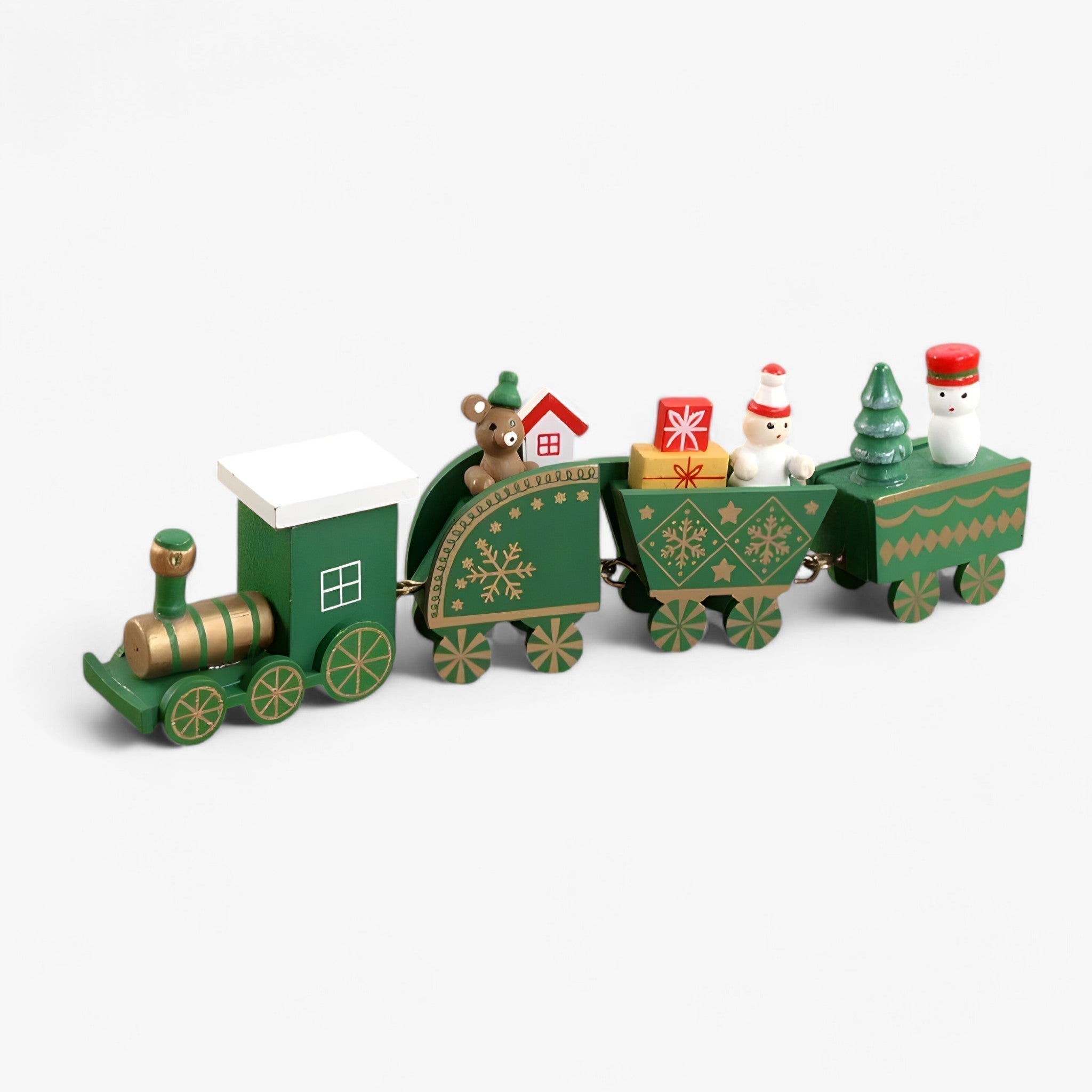 Merry Express | Legesygt Trætog Pynt - Weihnachtsdekoration