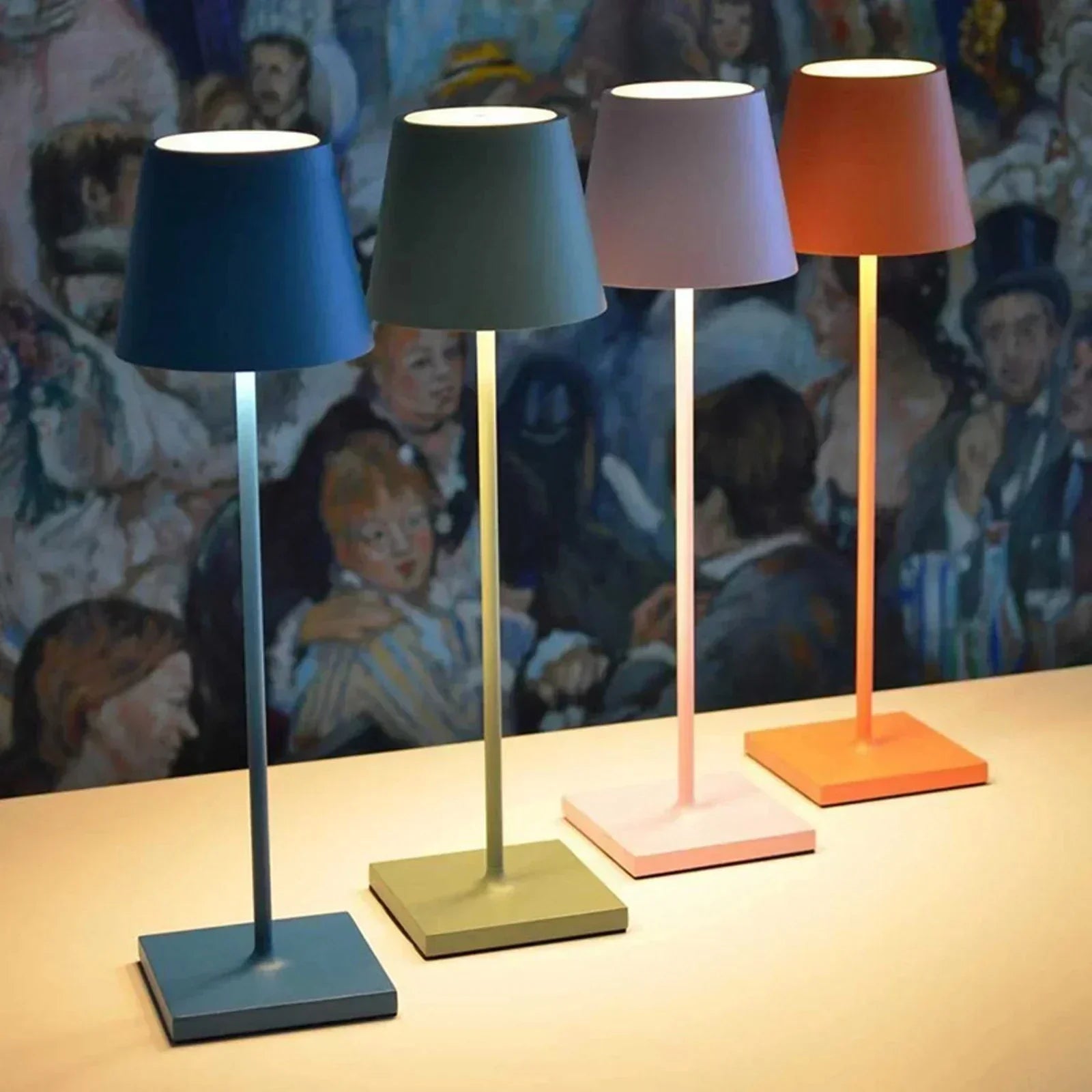 Luxuriöse kabellose Tischleuchte - LuxaGlow