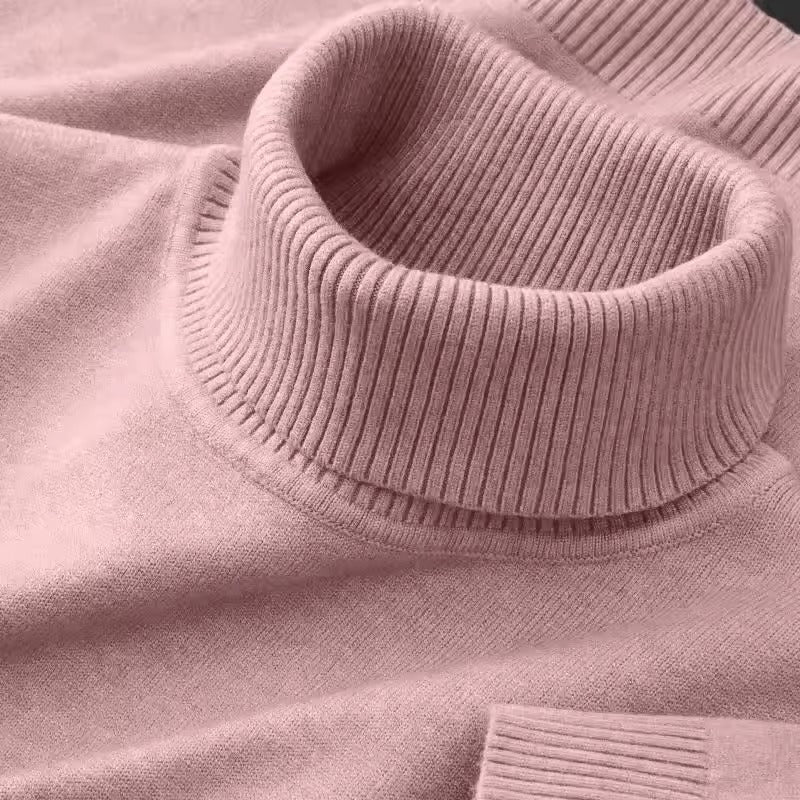 Pull-over à col roulé chaud pour hommes | Confort élégant pour les jours froids