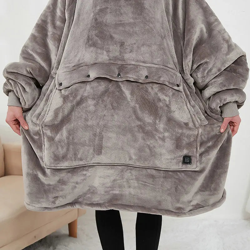 CozyHood - Wärmender Woll-Hoodie für faule Männer