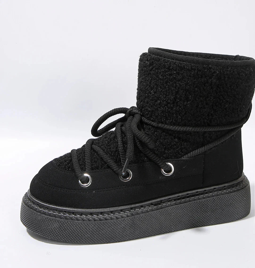 CozyStride - Warmer und bequemer Winterstiefel aus Wolle