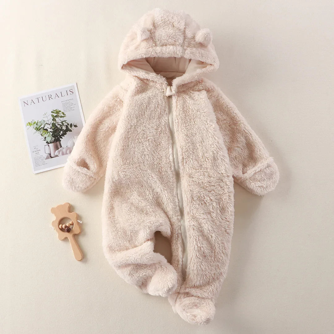 CozyCuddle - Kuscheliger Overall für Neugeborene mit Kapuze