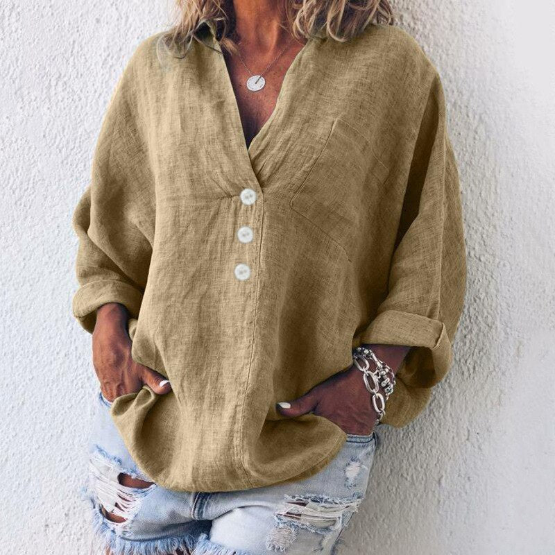 Elegante und stilvolle Leinenbluse - Nerissa