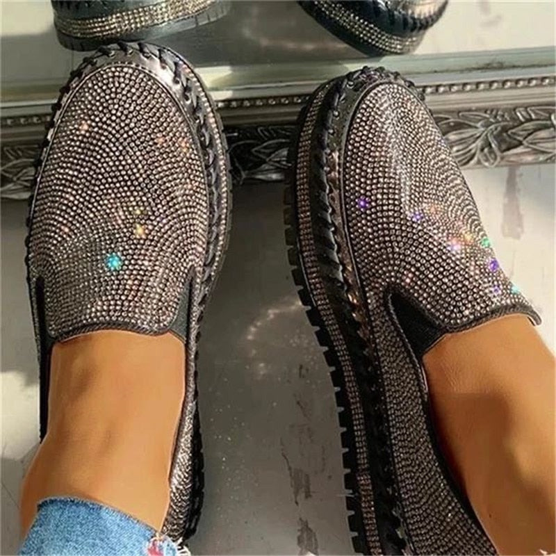 Diamant-Slipper | Elegante Schuhe mit funkelnden Details