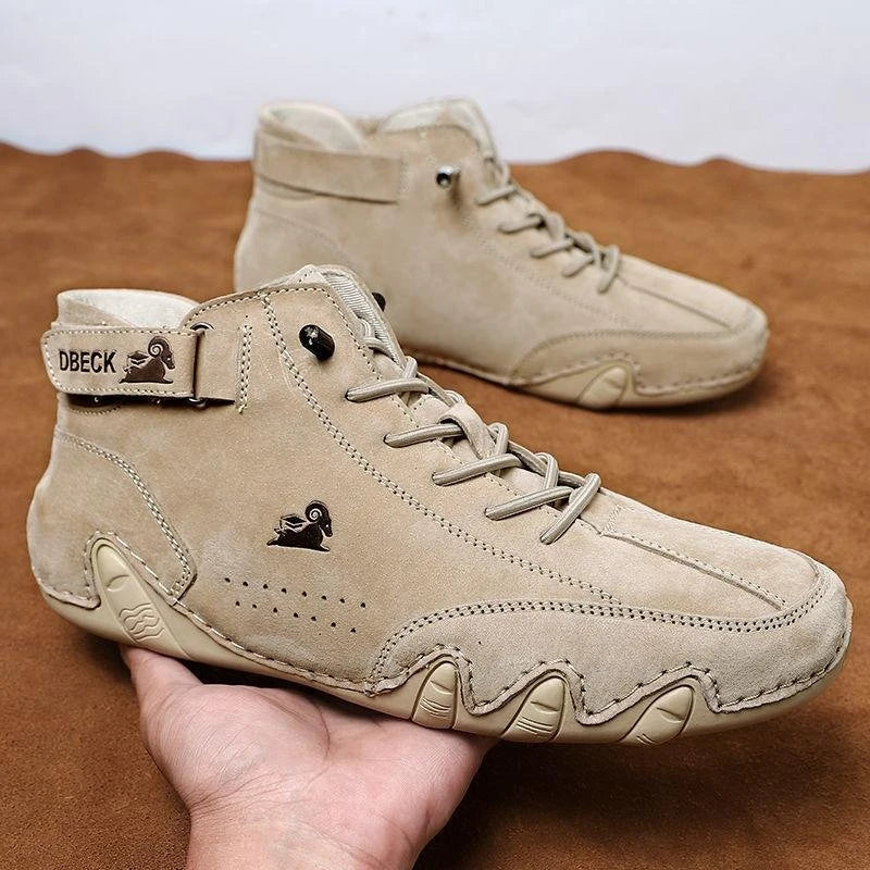 Daisy Leather Winter Sneakers | Wasserdichte Sneakers mit Fleece-Futter