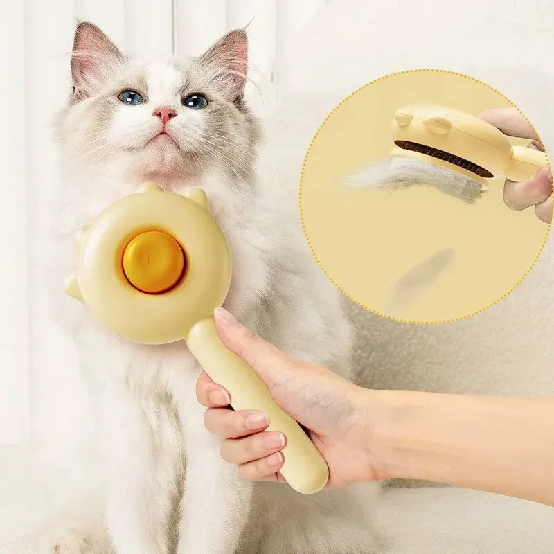 BrosseMagique - Haustier-Reinigungskamm mit Massage