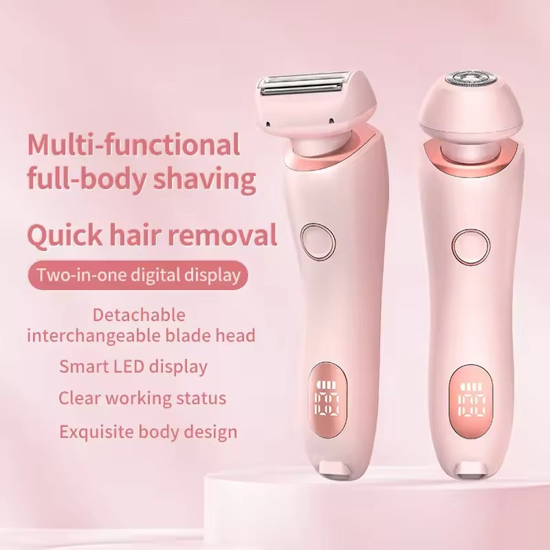2-in-1 Lady Razor – Sanfte & Effiziente Haarentfernung