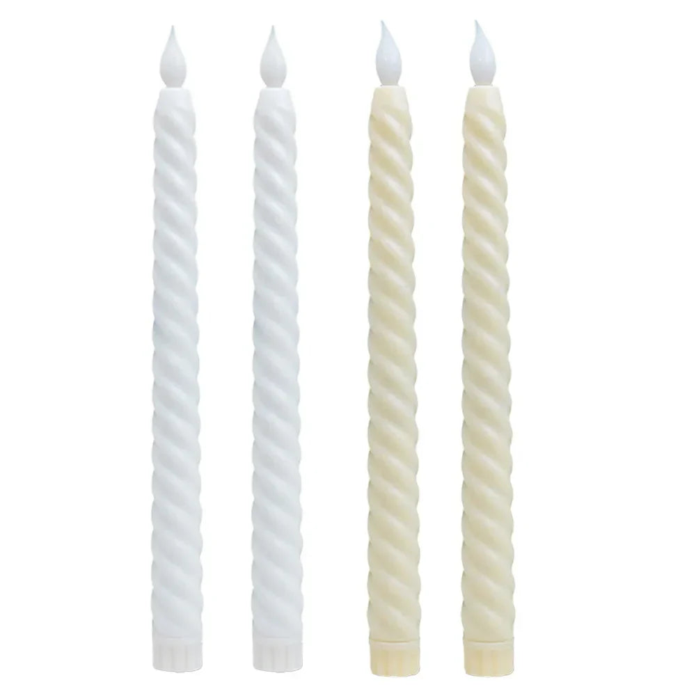 Candlestick 3D - Lange LED-Kerzen mit 3D-Docht für Weihnachten