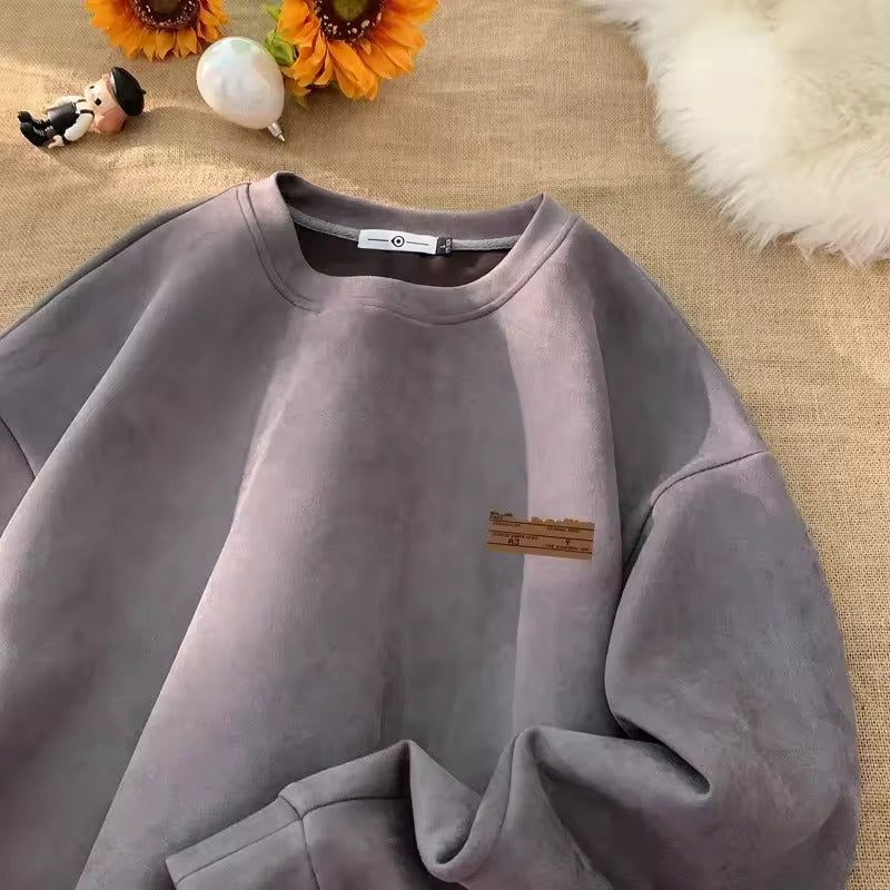 Pull en daim style japonais pour homme | style et confort en un