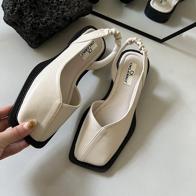 Nose Flats PU-modellsandalen – Delaney