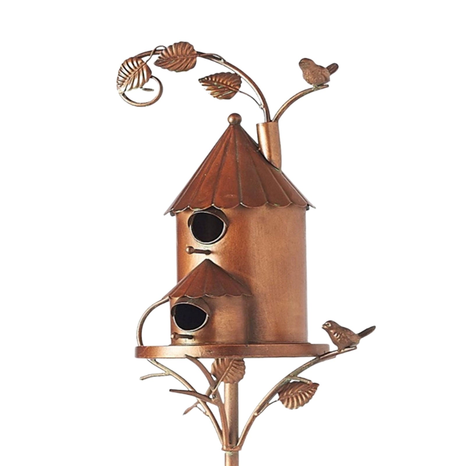 Talart – metal kunst fuglehus havepind