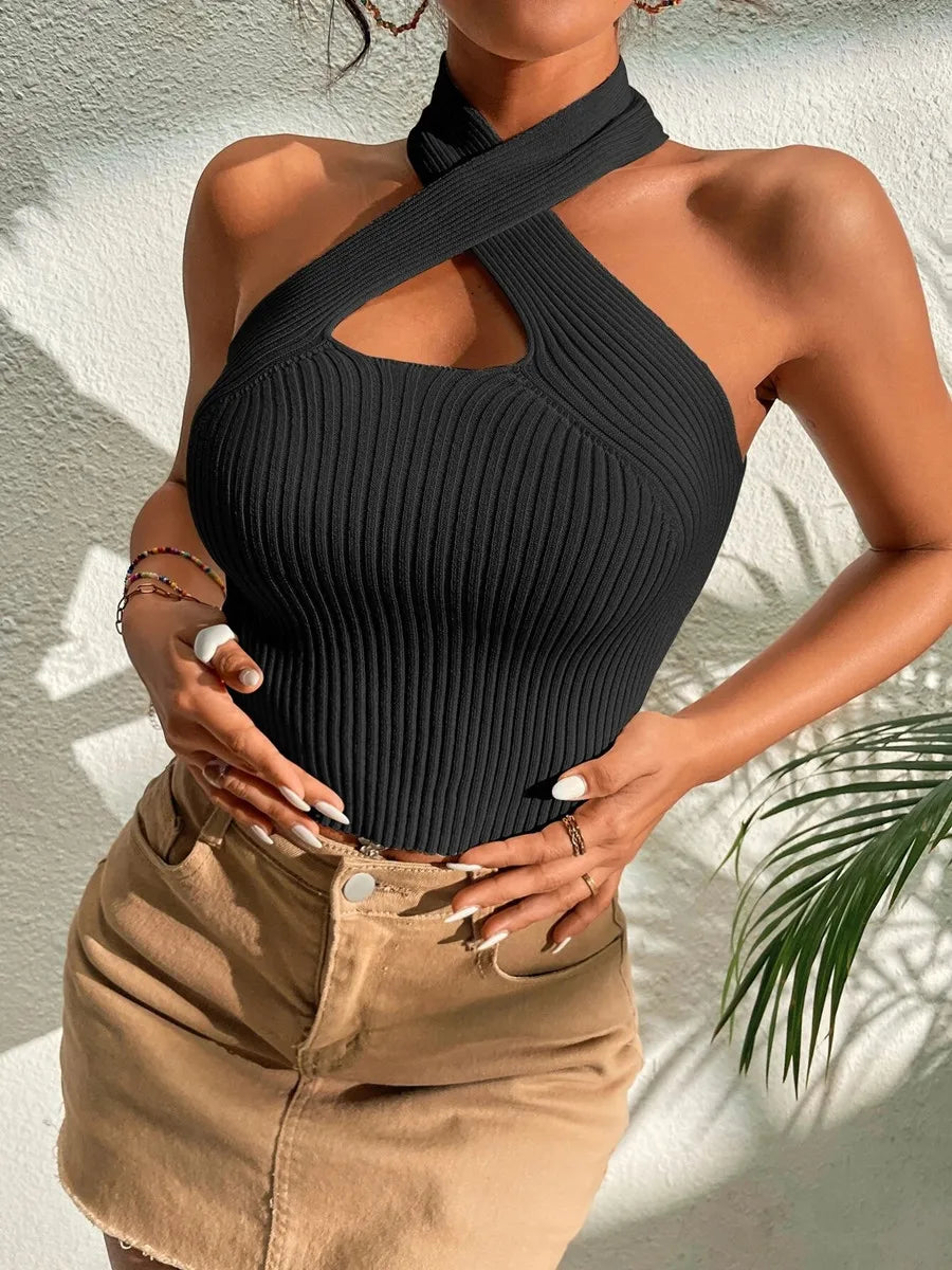 Uta - Damen-Tank-Top mit Nackenband