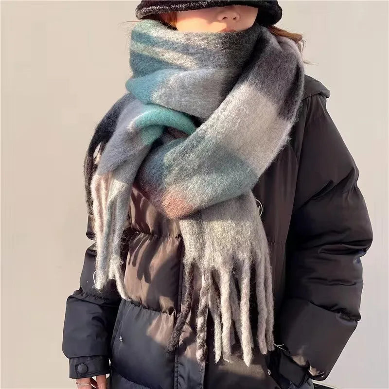 Scarvello – Kaschmirschal warm & bunt – für Damen im Winter-Alltag