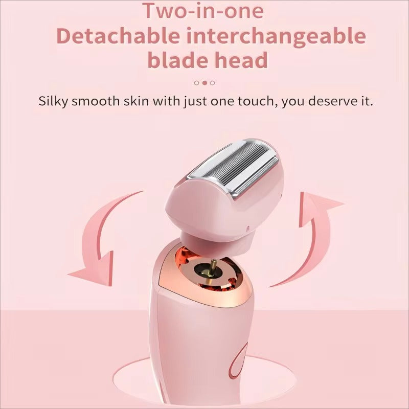 2-in-1 Lady Razor – Sanfte & Effiziente Haarentfernung