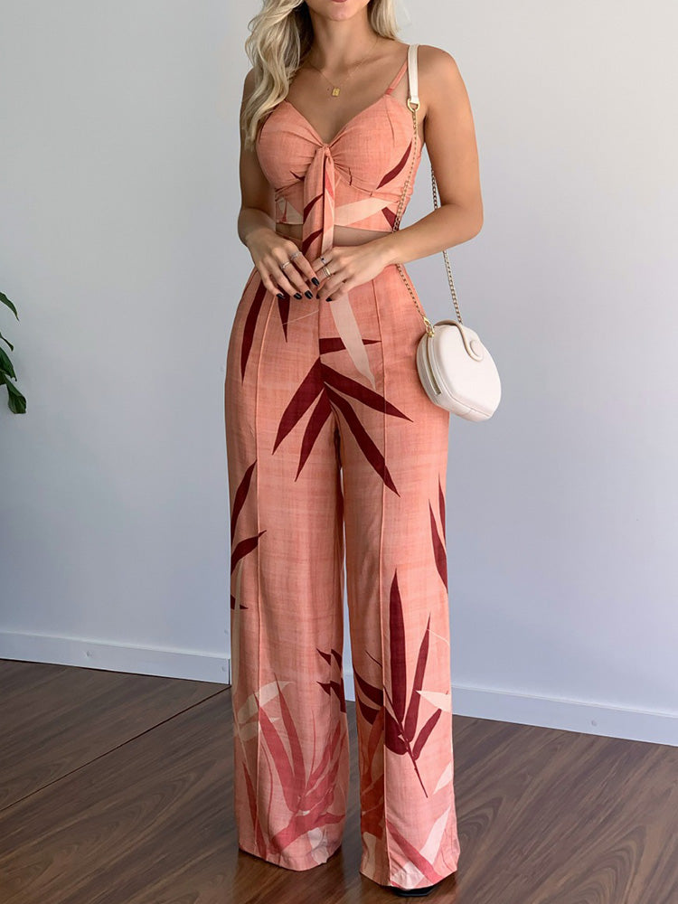 Johannah - Ärmelloses Oberteil und Hose mit weitem Bein
