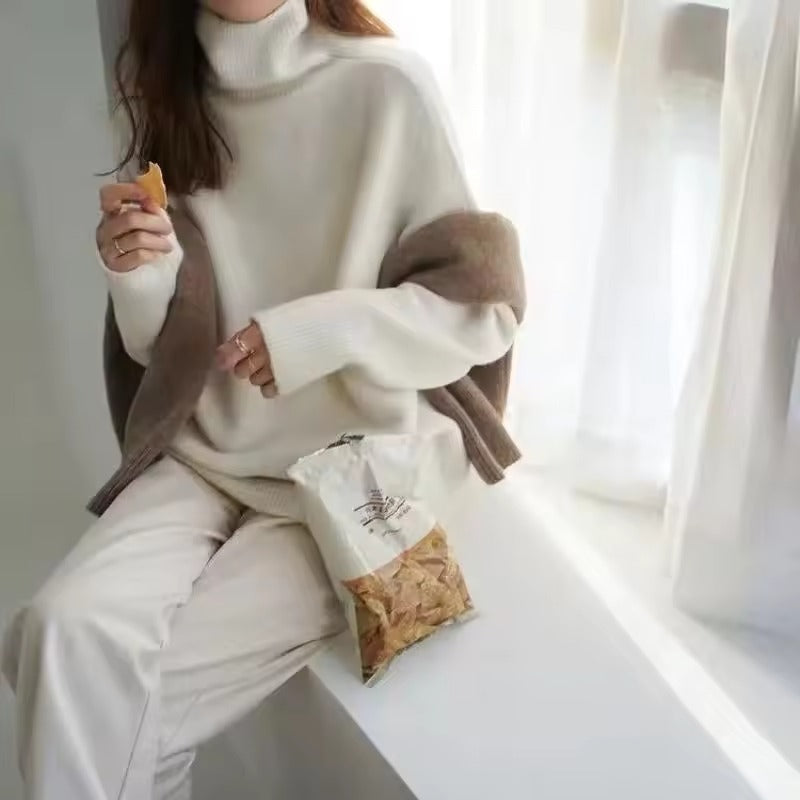 Warmer Dicken Damenpullover für den Winter | Bequem und Stylisch in der Kälte