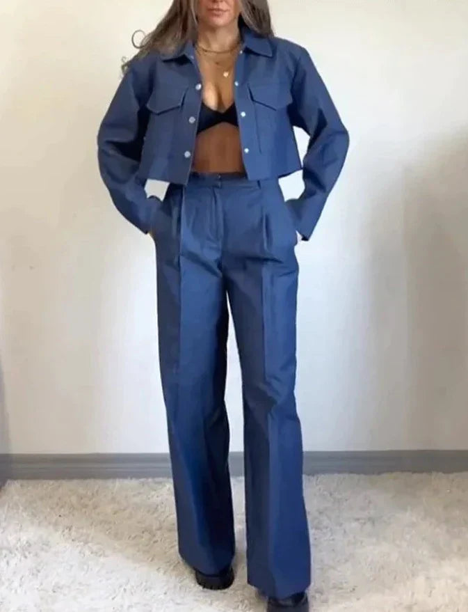 Kamilah - Elegantes Streetwear-Set [Jacke + Hose]