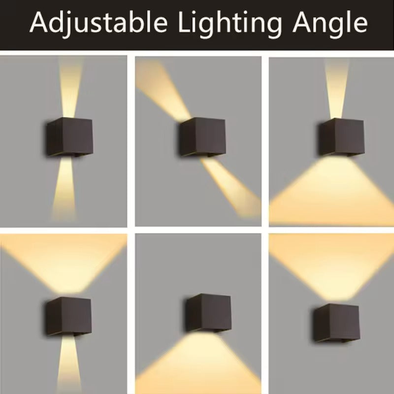 LED Wandleuchte – Wasserdichte IP65 Up & Down Lampe für Innen & Außen
