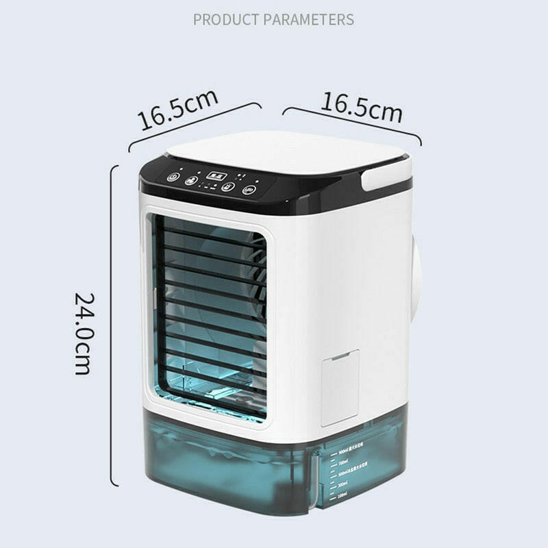 Devako Desktop-Klimagerät tragbarer AC-Ventilator Doppelnebel