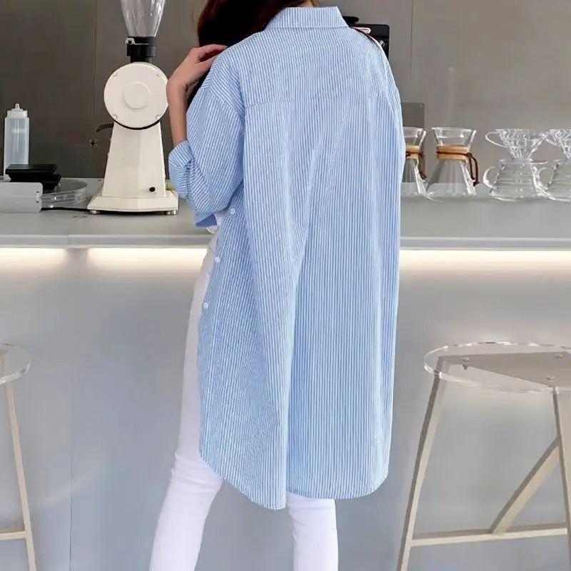 Stilvolle lange Bluse für Frauen - Indica