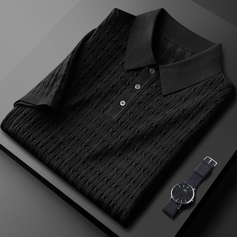 Chemise en tricot jacquard gaufré - Sinus