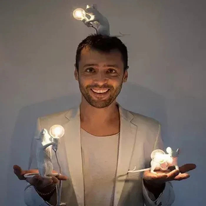 SqueakLight Mouse Lamp - Originelles Design, verspielte Atmosphäre für jedes Interieur