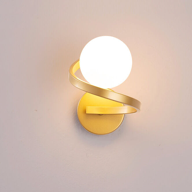 GlowFlex - Moderne gebogene minimalistische Wandleuchte aus Eisen