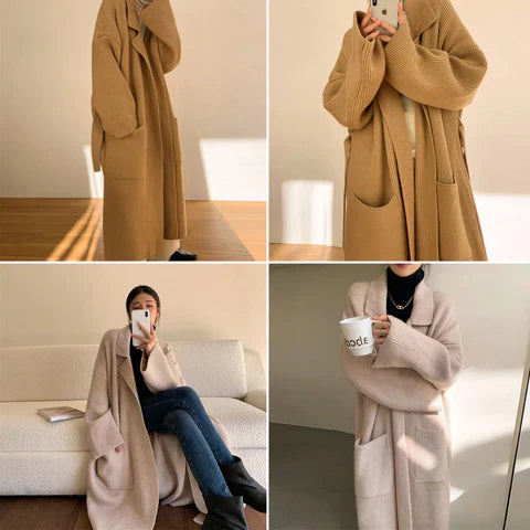 Eleganter Strickmantel für Frauen - Tirzah