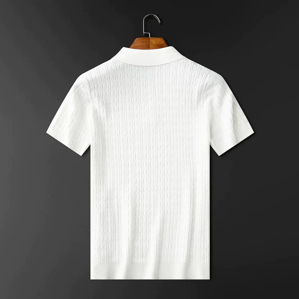 Chemise en tricot jacquard gaufré - Sinus