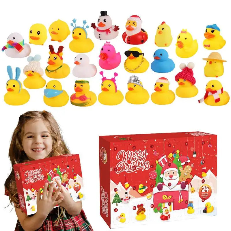 QuackJoy – Gummi-Enten Adventskalender mit 24 Designs – Weihnachten 2025