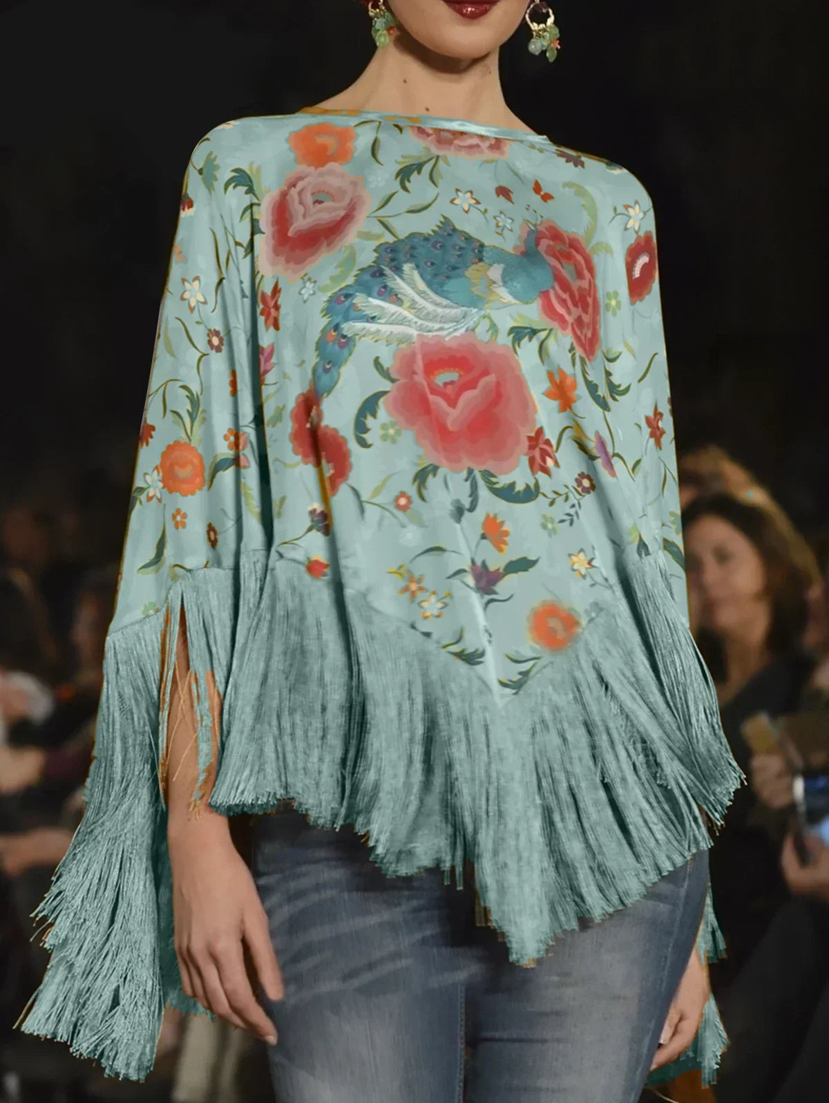 Vintage-Blumen-Tops für Frauen - Kamila