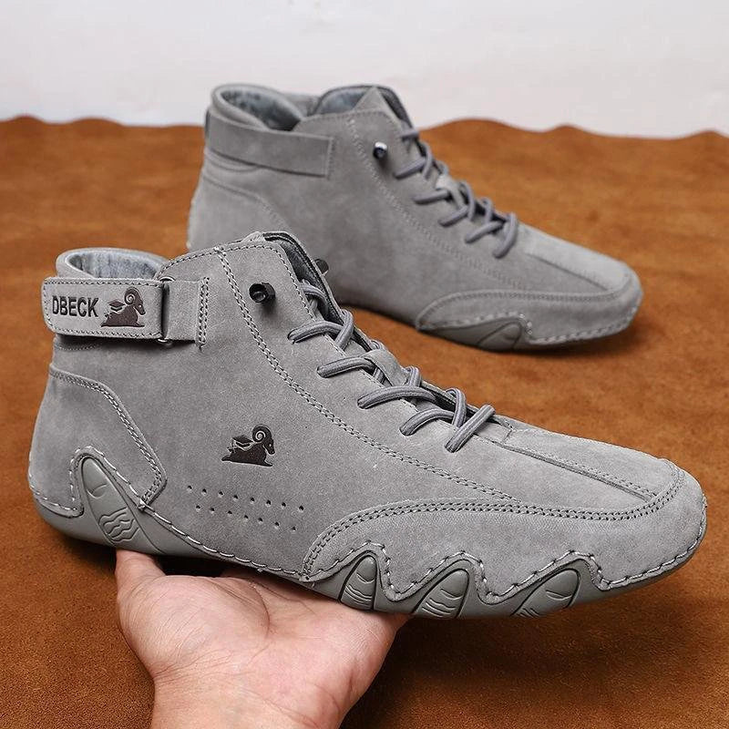 Daisy Leather Winter Sneakers | Wasserdichte Sneakers mit Fleece-Futter