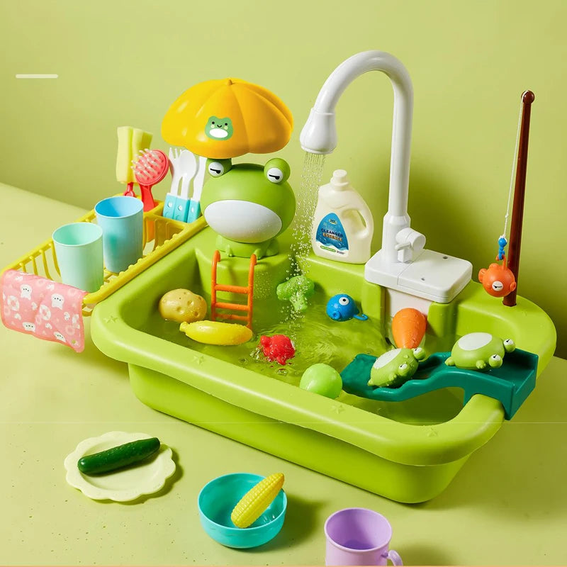 AquaPlay Spülspaß – Realistisches Küchen-Spielset mit Wasserfunktion