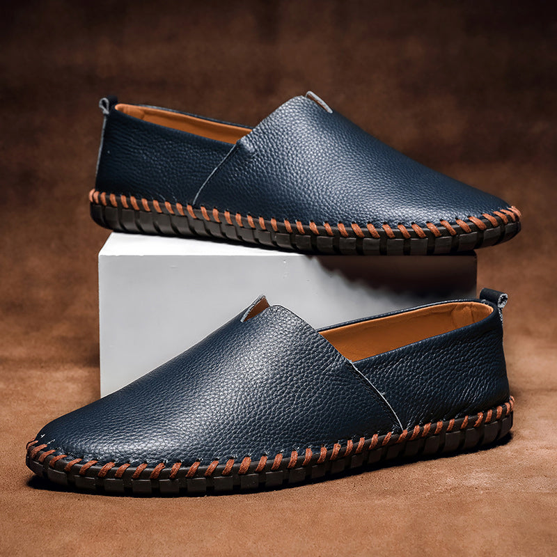 UrbanEase – Herren Slipper aus Rindsleder für Lässigen Komfort