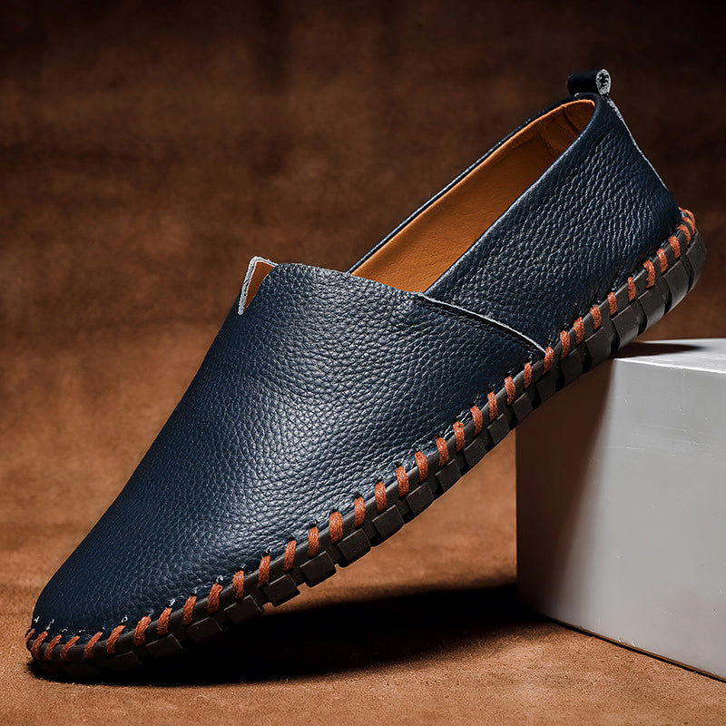 UrbanEase – Herren Slipper aus Rindsleder für Lässigen Komfort