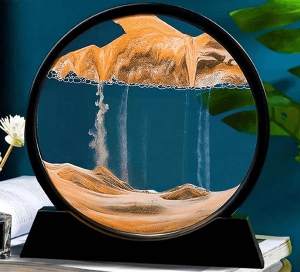CalmingPiece - Sand Hav Kunst til Afslapning og Stressreduktion