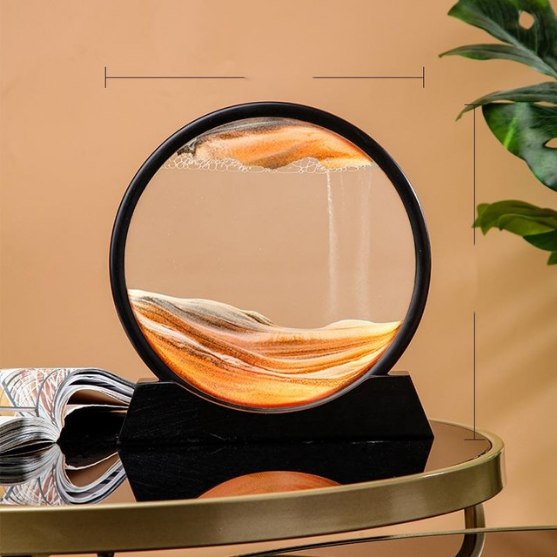 CalmingPiece - Sand Hav Kunst til Afslapning og Stressreduktion