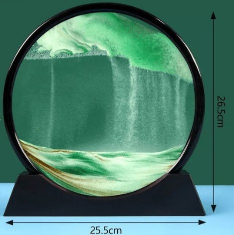 CalmingPiece - Sand Hav Kunst til Afslapning og Stressreduktion