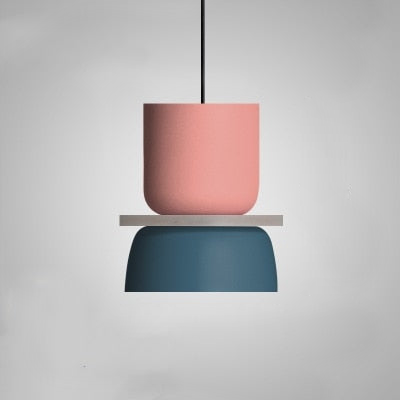Lumora – Saturn Halo LED-pendellampe med akrylskive, farverig
