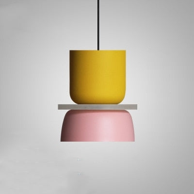 Lumora – Saturn Halo LED-pendellampe med akrylskive, farverig