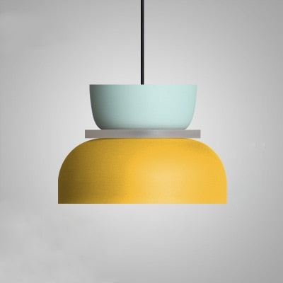 Lumora – Saturn Halo LED-pendellampe med akrylskive, farverig