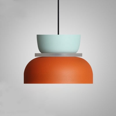 Lumora – Saturn Halo LED-pendellampe med akrylskive, farverig