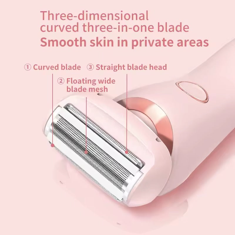2-in-1 Lady Razor – Sanfte & Effiziente Haarentfernung