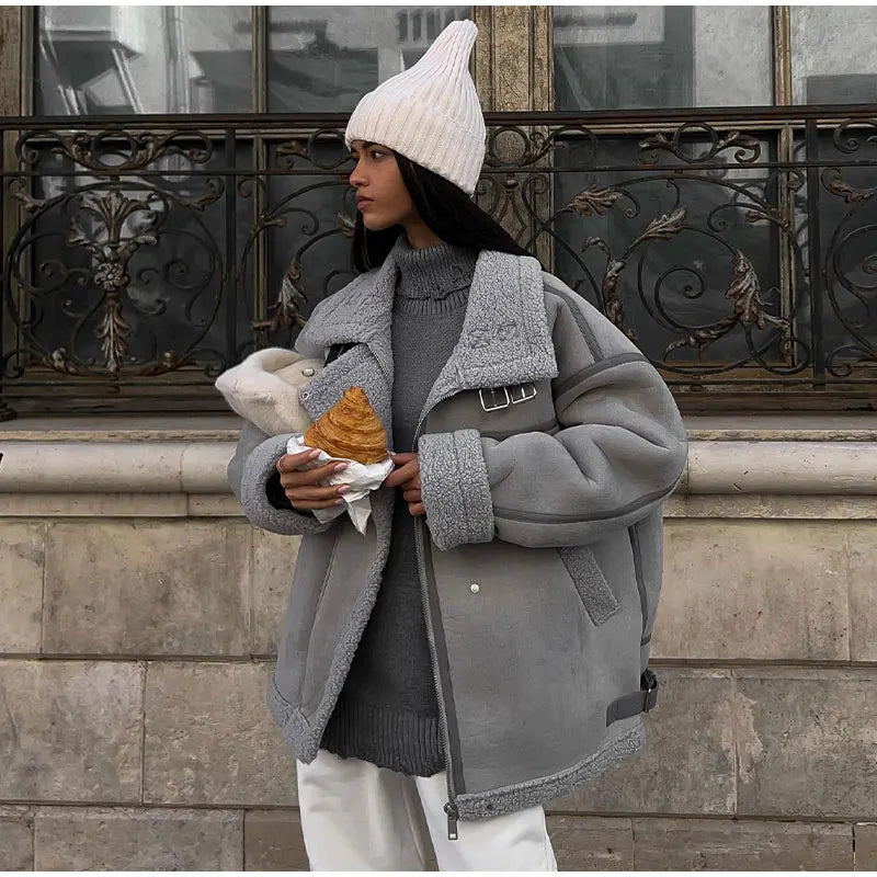 Nicole giacca invernale alla moda giacca morbida con tasche pratiche