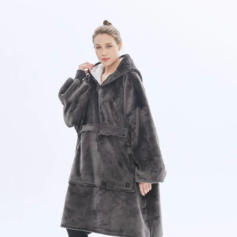 CozyHood - Wärmender Woll-Hoodie für faule Männer