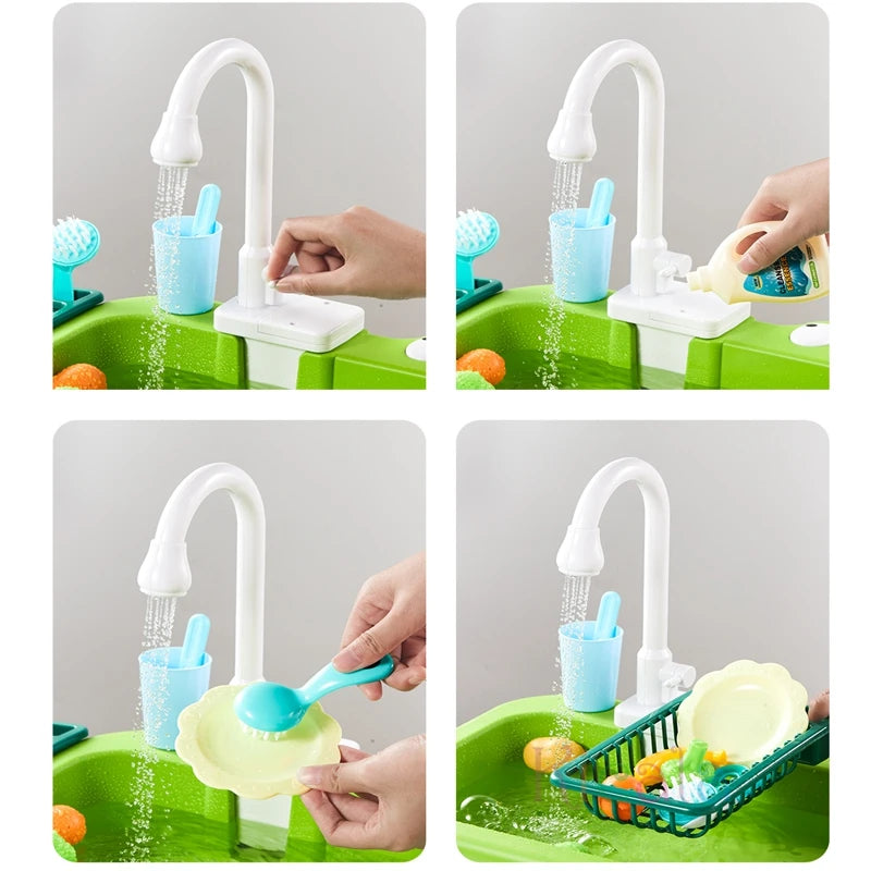 AquaPlay Spülspaß – Realistisches Küchen-Spielset mit Wasserfunktion