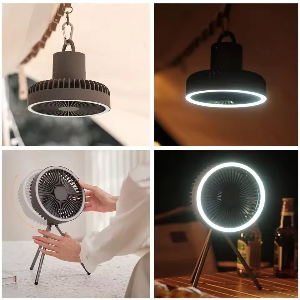 Tragbarer Ventilator All-in-One | Leistungsstark, kompakt und wiederaufladbar