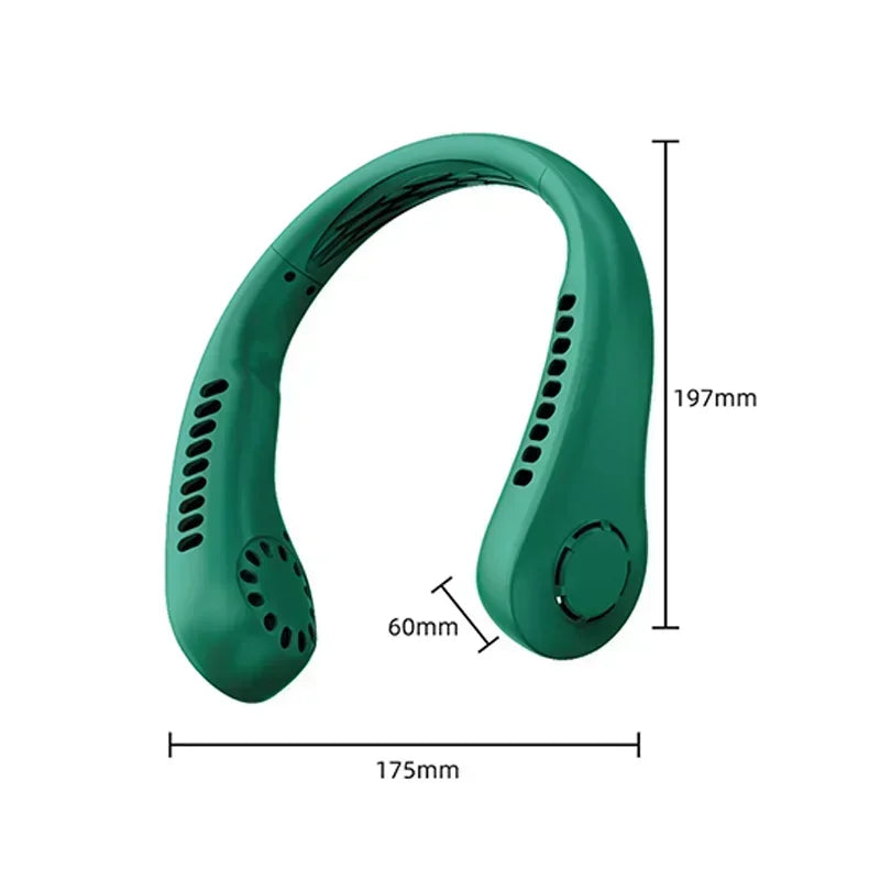CoolBreeze Halsventilator – Tragbare Frische für heiße Tage