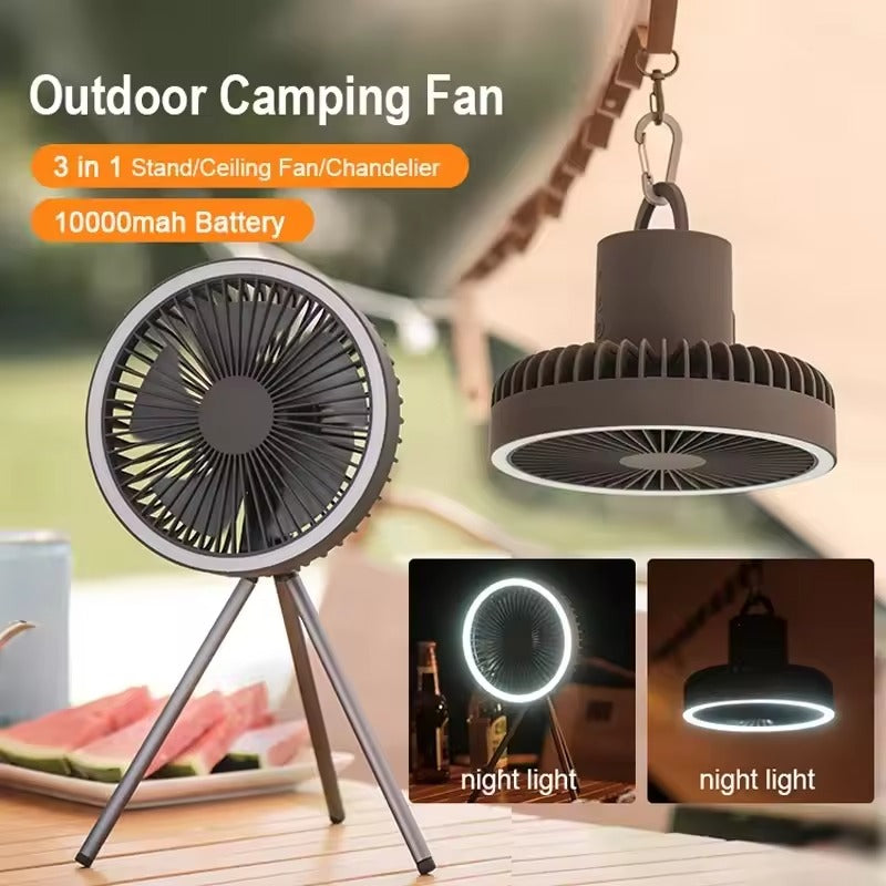 Tragbarer Ventilator All-in-One | Leistungsstark, kompakt und wiederaufladbar