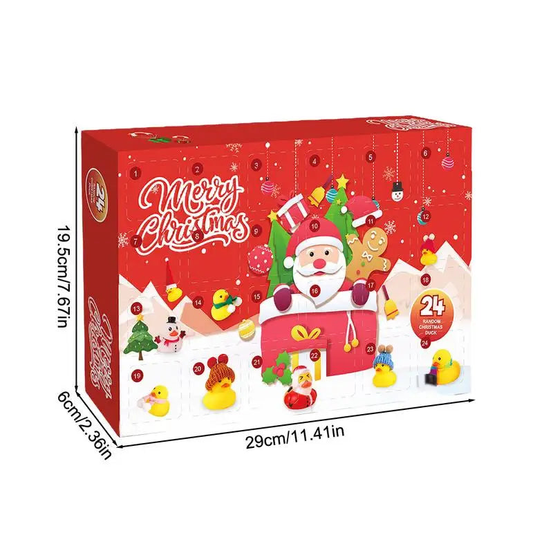 QuackJoy – Gummi-Enten Adventskalender mit 24 Designs – Weihnachten 2025